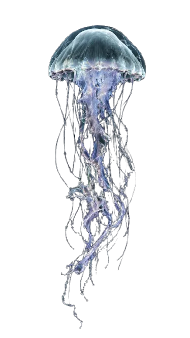 Medusa nell’acqua
