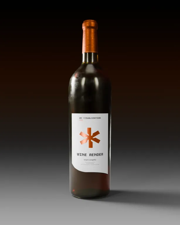 Bottiglie di vino con l’etichetta di SegnoProgetto